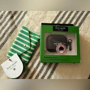 Kate Spade Accessories Bundle- AirPods Case and Compact Case NWT